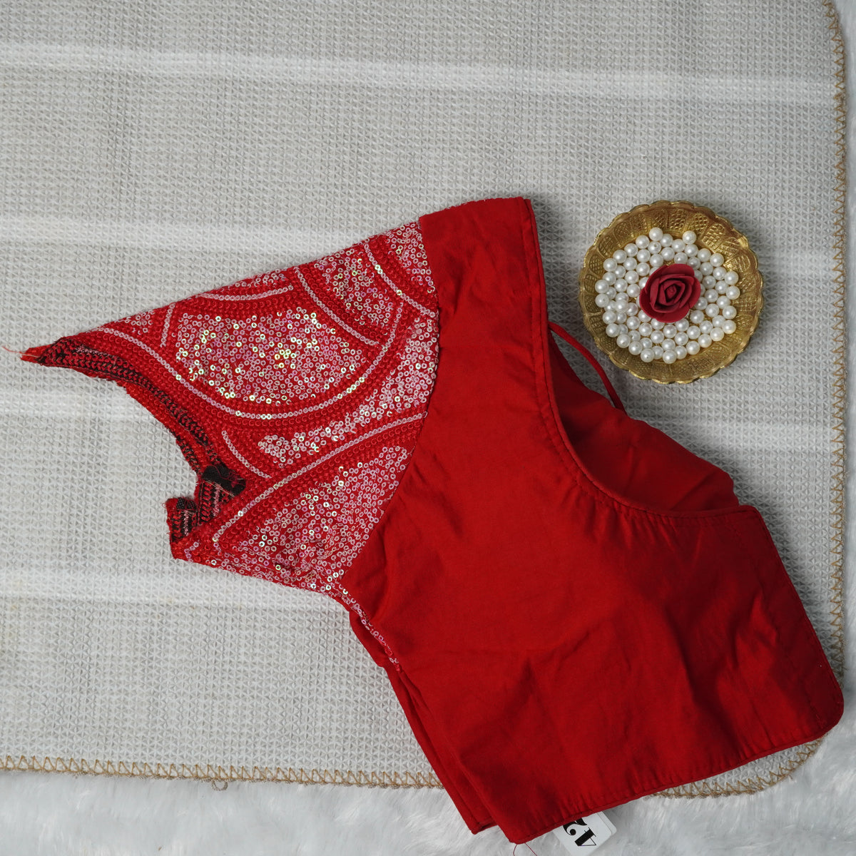 Lotus Embroidered Designer Readymade Blouse