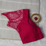 Lotus Embroidered Designer Readymade Blouse