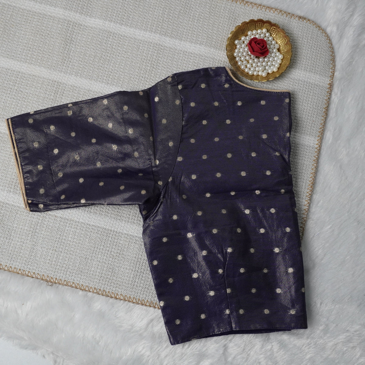 Butta Work Banaras Butta Readymade Blouse