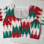 Ikkat Print Readymade Blouse