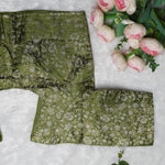 Floral Jakard Elbow