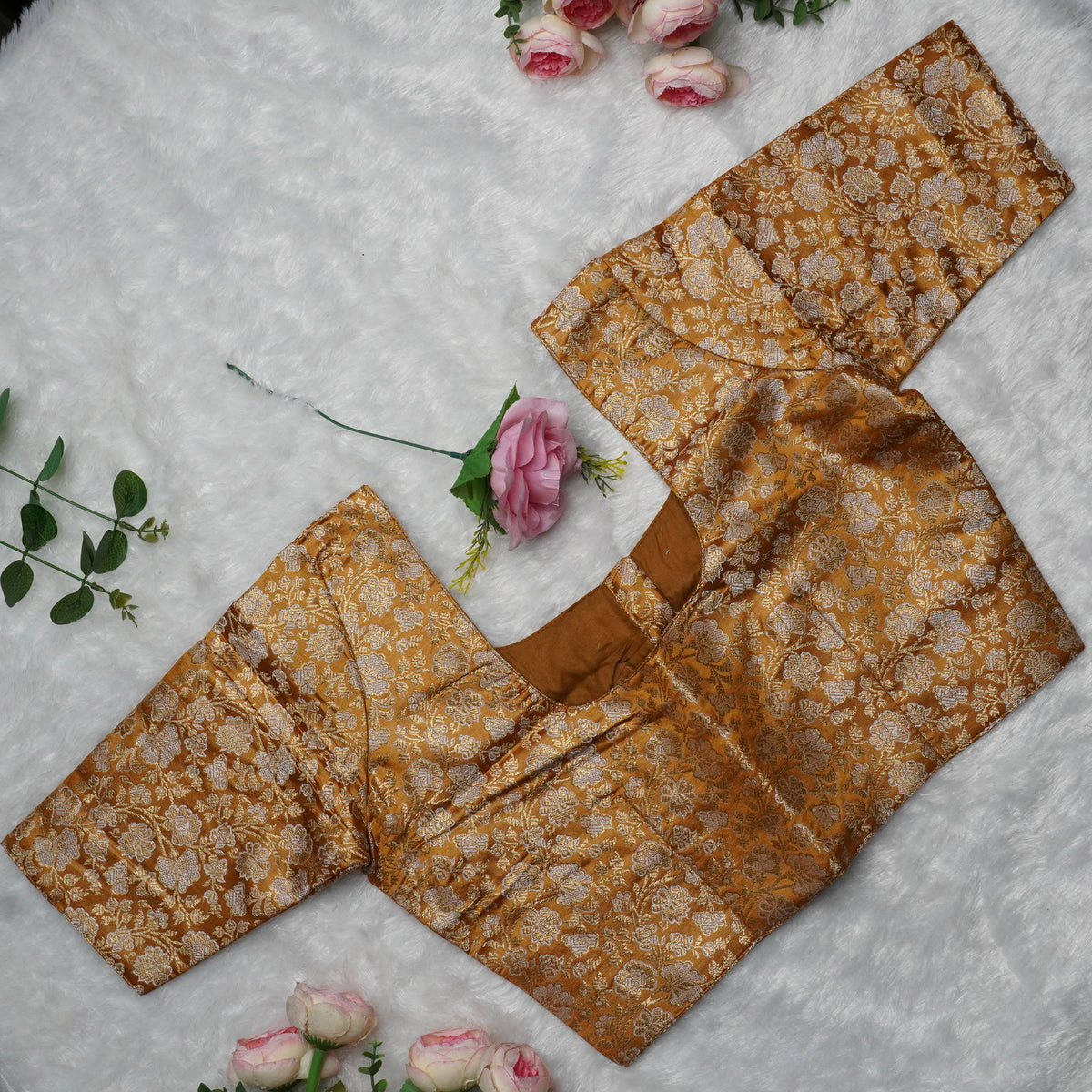 Floral Jakard Elbow