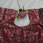 Floral Jakard Elbow