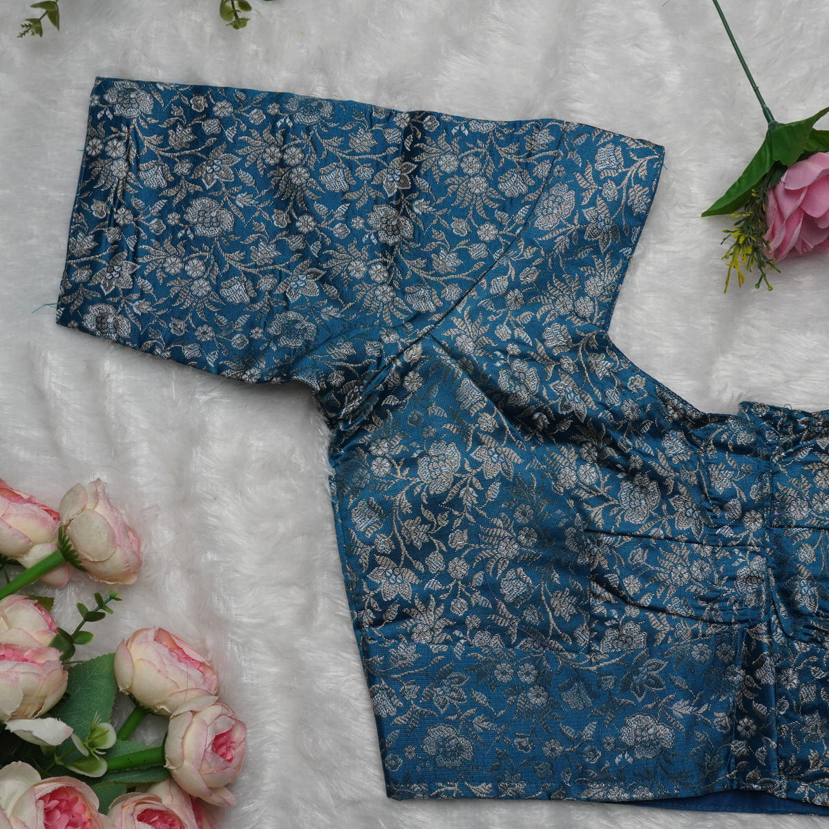 Floral Jakard Elbow