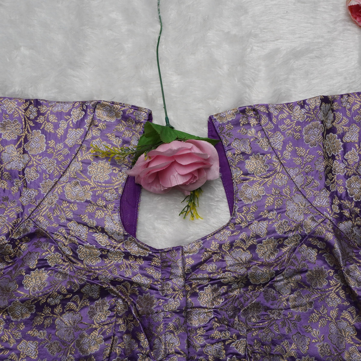 Floral Jakard Elbow