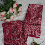 Floral Jakard Elbow