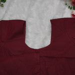 Cotton Bordered Elbow Blouse