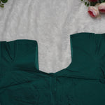 Cotton Bordered Elbow Blouse