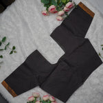 Cotton Bordered Elbow Blouse
