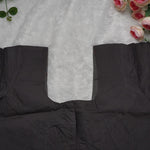 Cotton Bordered Elbow Blouse