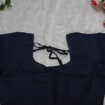 Temple Border Elbow Blouse,