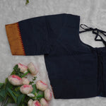 Temple Border Elbow Blouse,