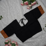 Temple Border Elbow Blouse,