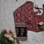 Ajrak Heritage Elbow Blouse