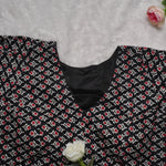 Ajrak Cotton Puff Padded Blouse