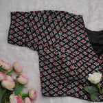 Ajrak Cotton Puff Padded Blouse