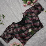 Ajrak Cotton Puff Padded Blouse