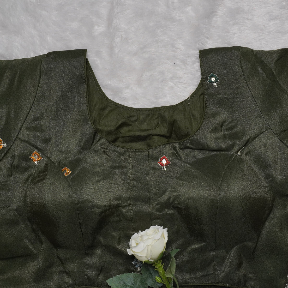 Royal Cosmos Embroidered Blouses