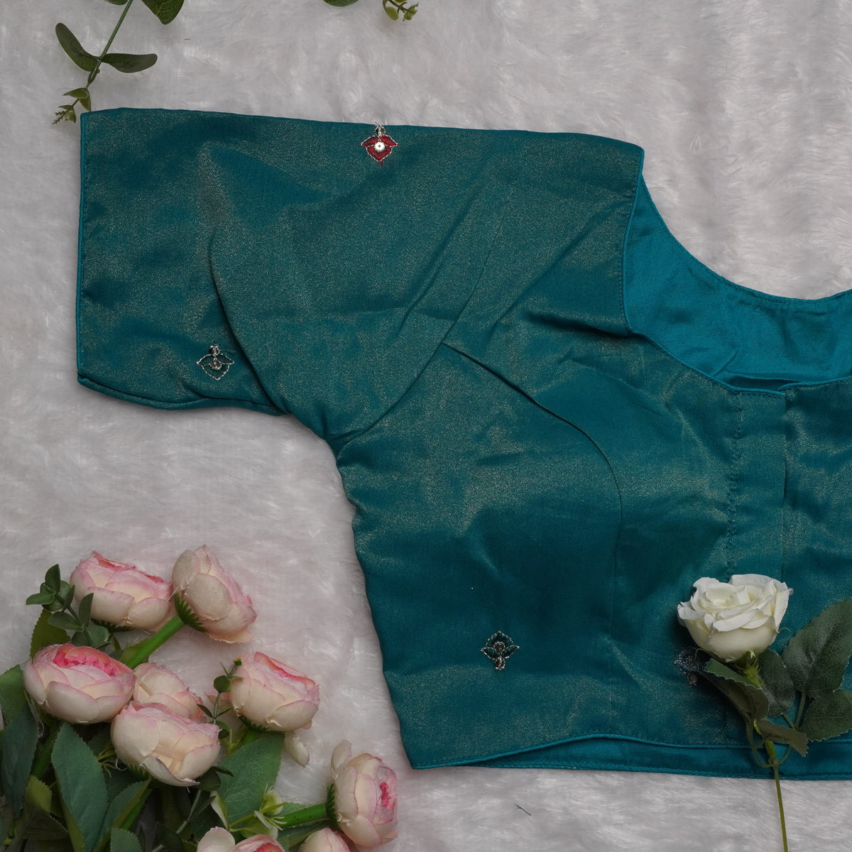 Royal Cosmos Embroidered Blouses