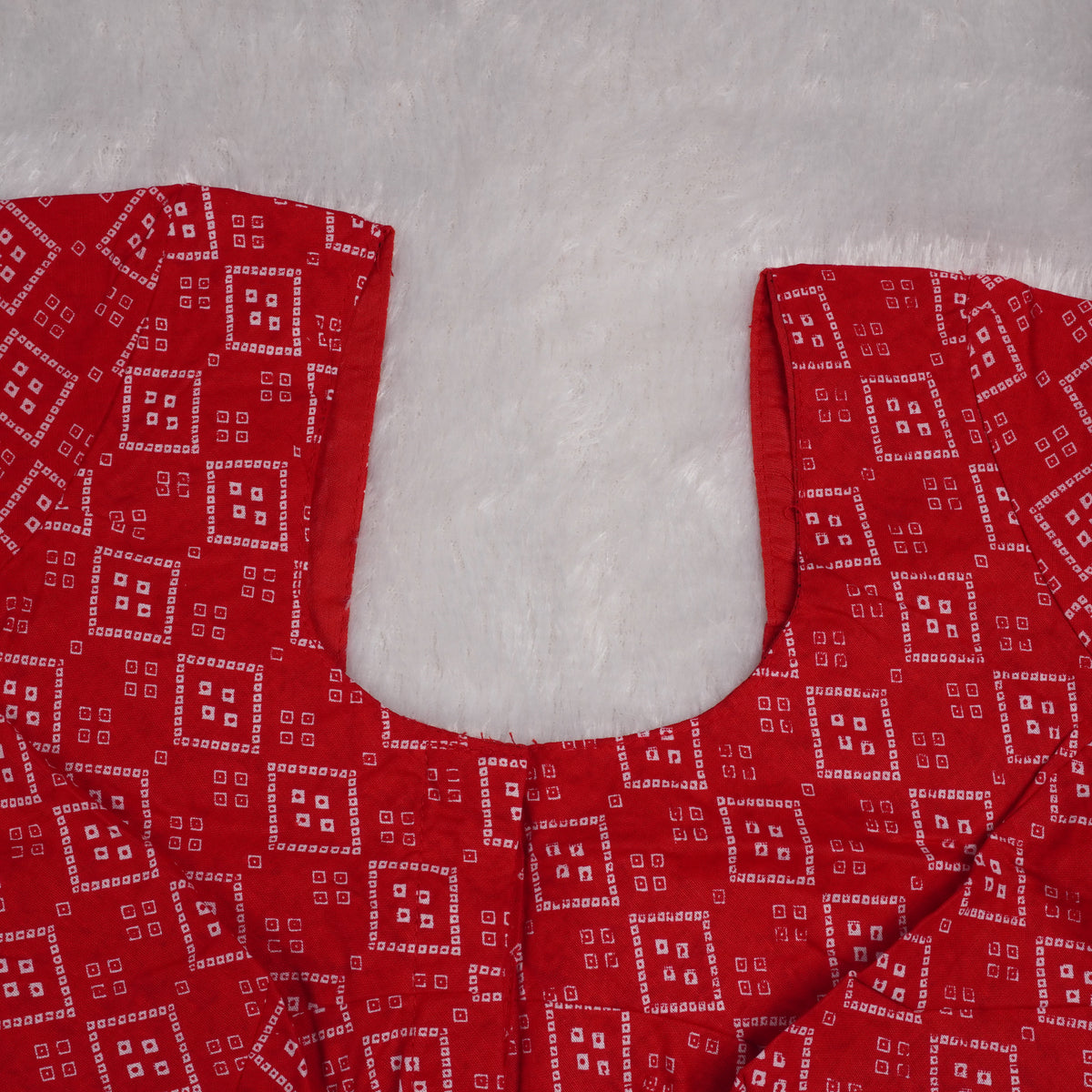 Red Badhini Print