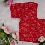 Red Badhini Print