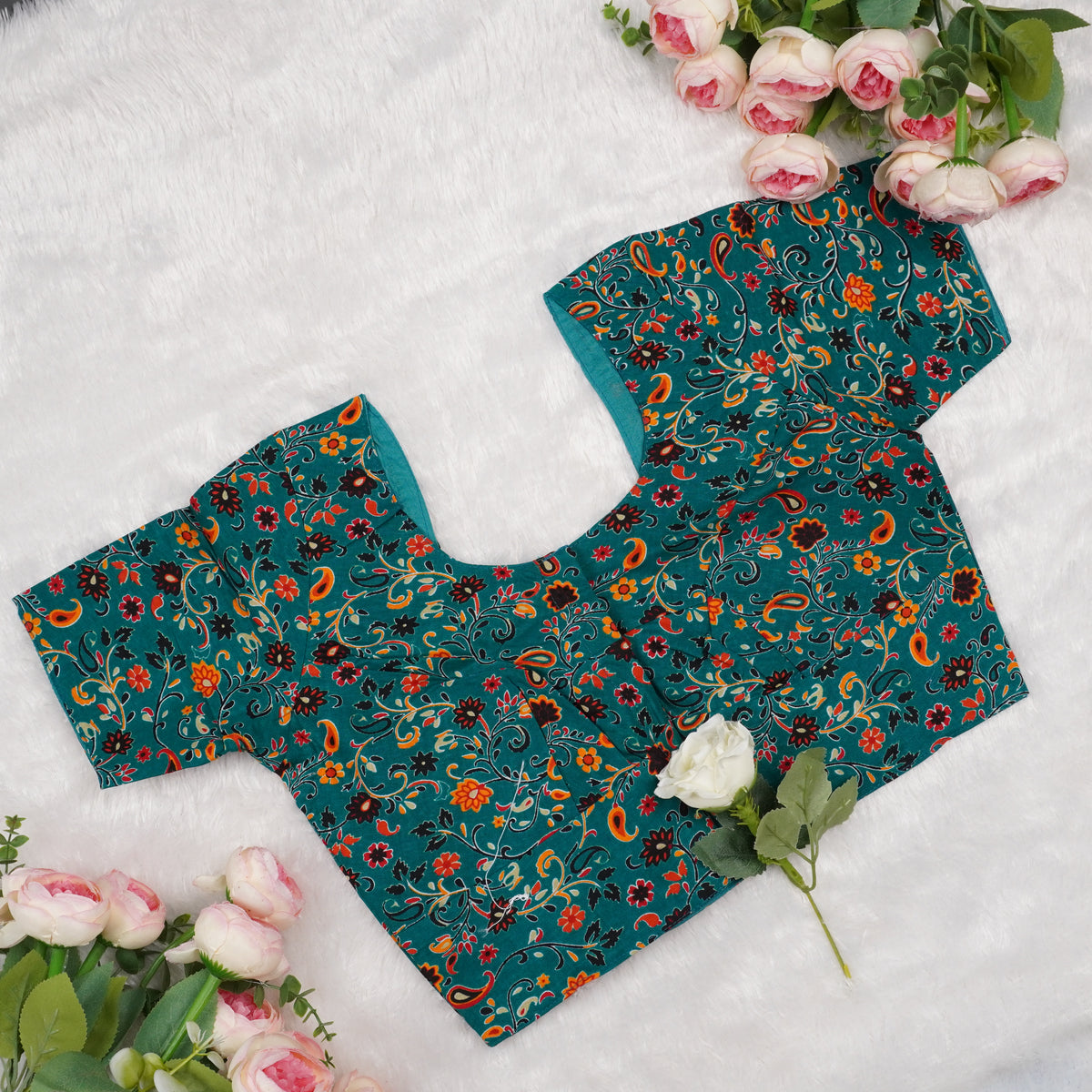 Google Floral Print Blouse