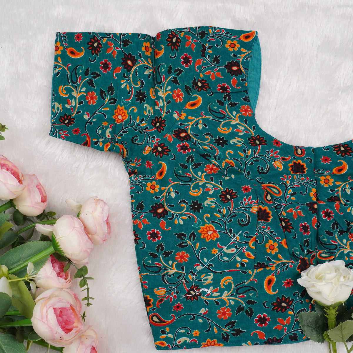 Google Floral Print Blouse