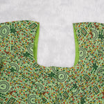 Verdant Vine Print Blouse