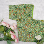 Verdant Vine Print Blouse