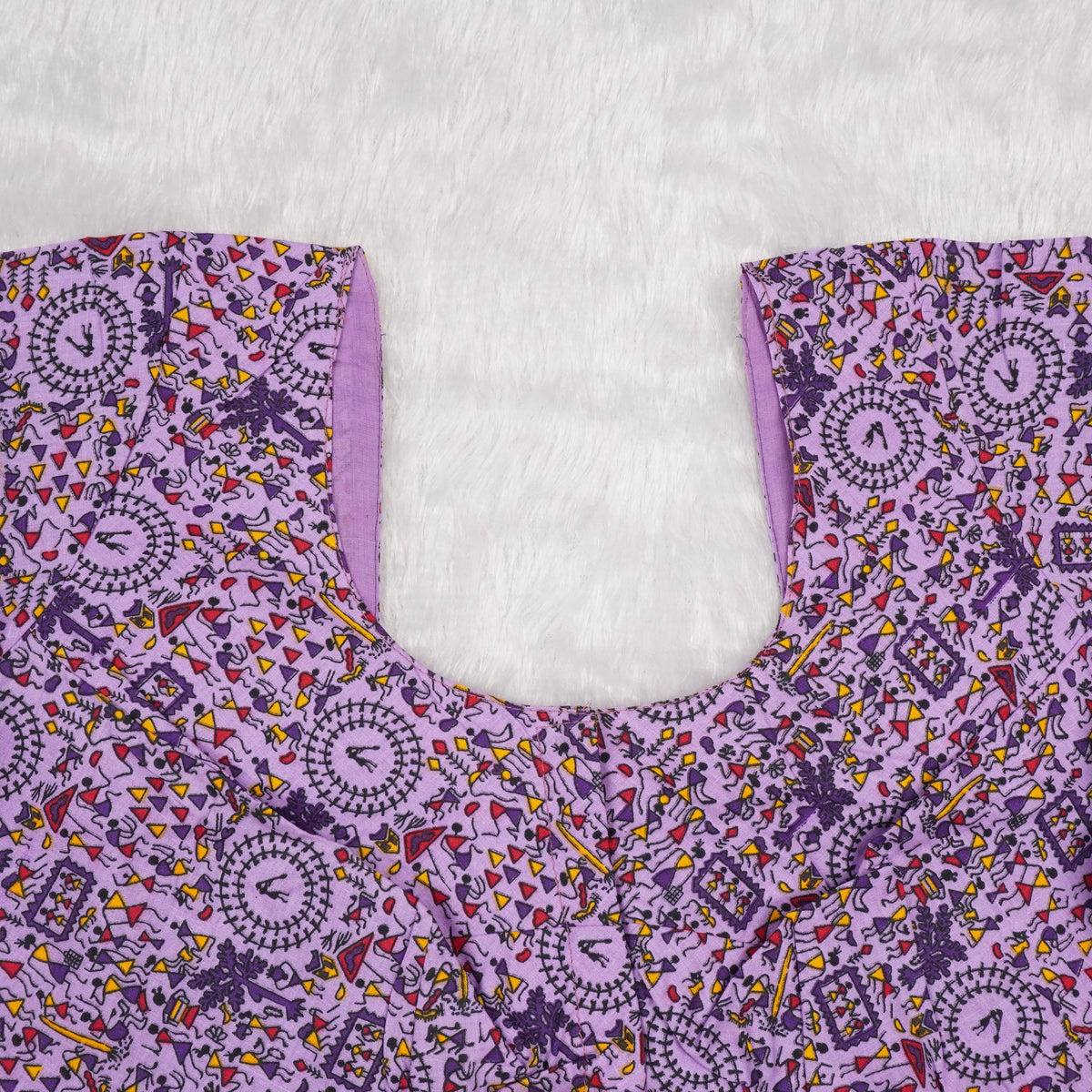 Verdant Vine Print Blouse
