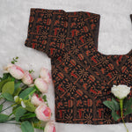 Verdant Vine Print Blouse