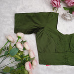Silk Cotton Elbow Sleeve Blouse