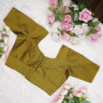 Silk Cotton Elbow Sleeve Blouse