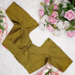 Silk Cotton Elbow Sleeve Blouse