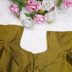 Silk Cotton Elbow Sleeve Blouse