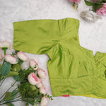 Silk Cotton Elbow Sleeve Blouse