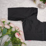 Silk Cotton Elbow Sleeve Blouse