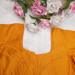 Silk Cotton Elbow Sleeve Blouse