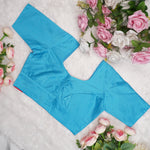 Silk Cotton Elbow Sleeve Blouse