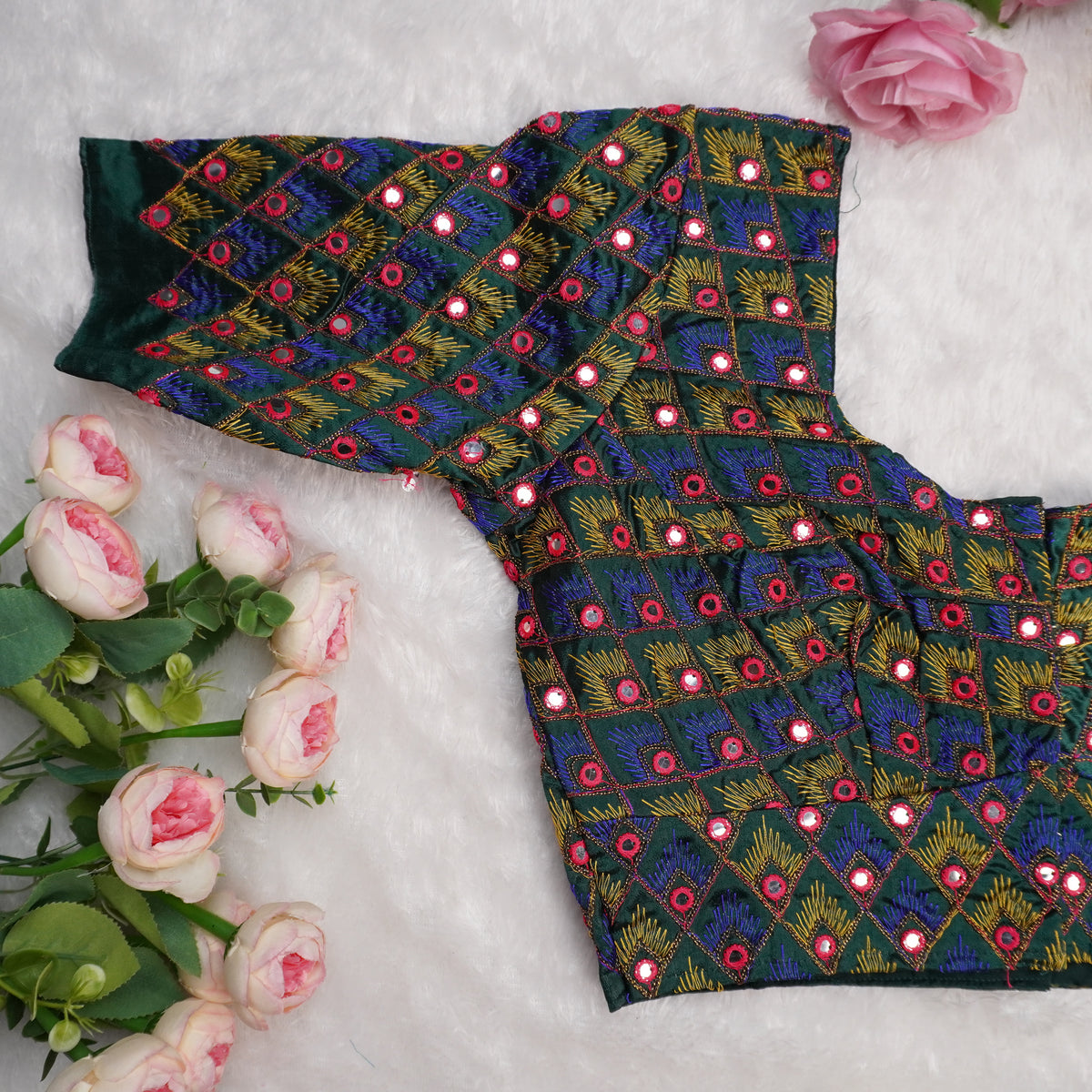 Royal Feather Blouse