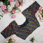 Royal Feather Blouse