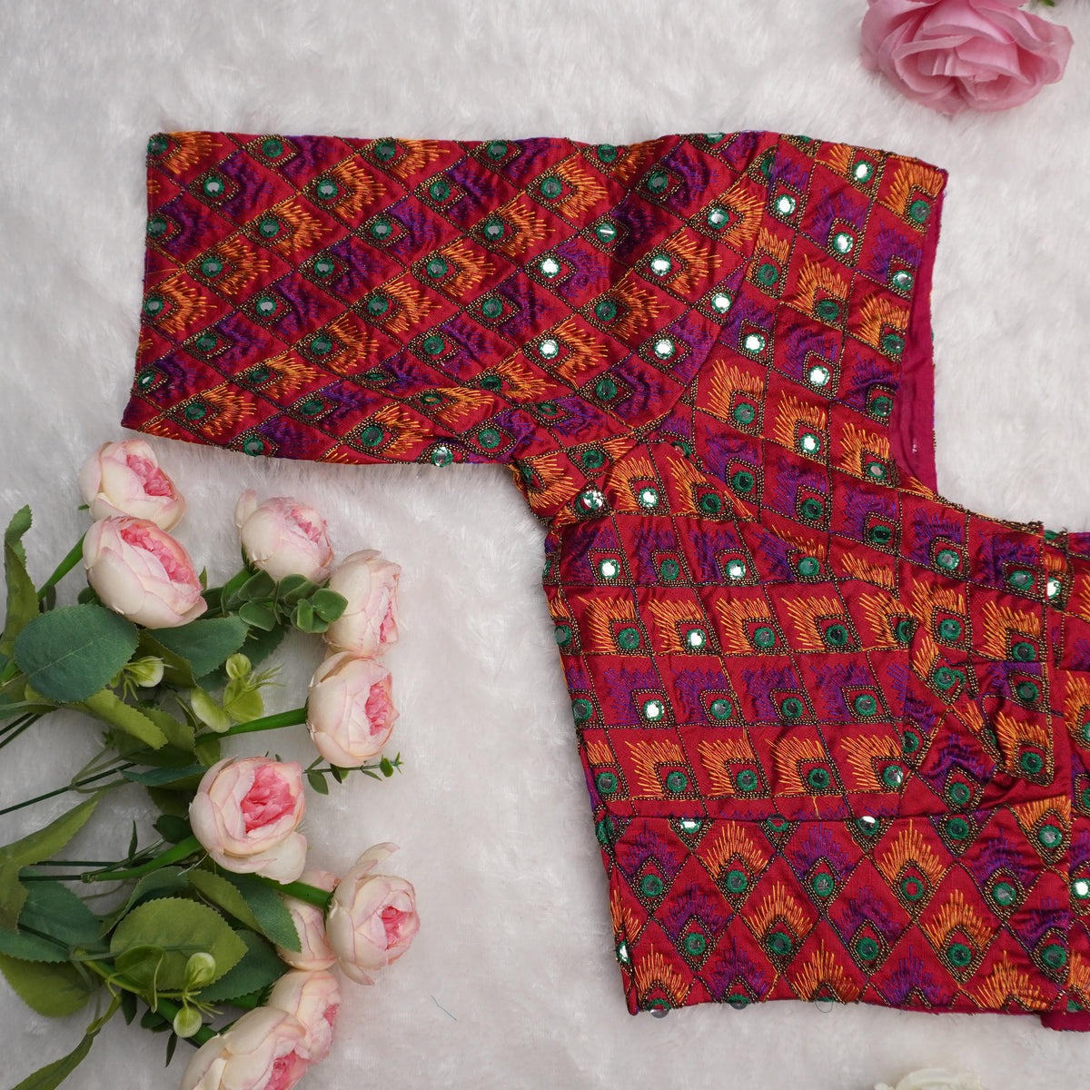 Royal Feather Blouse