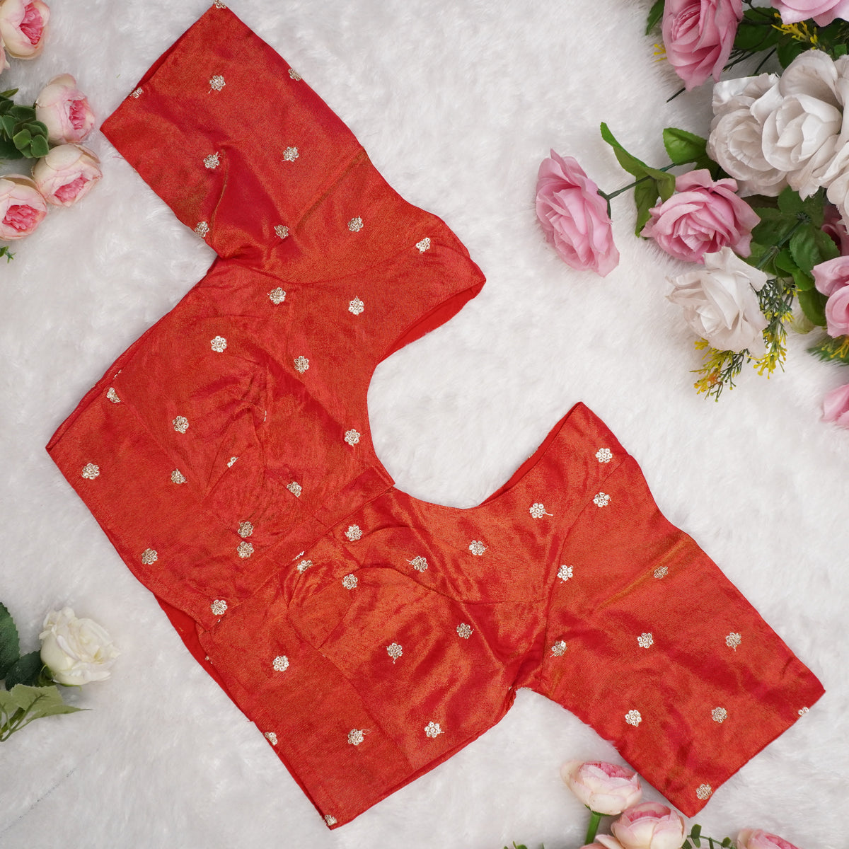 Coral Bloom Blouse
