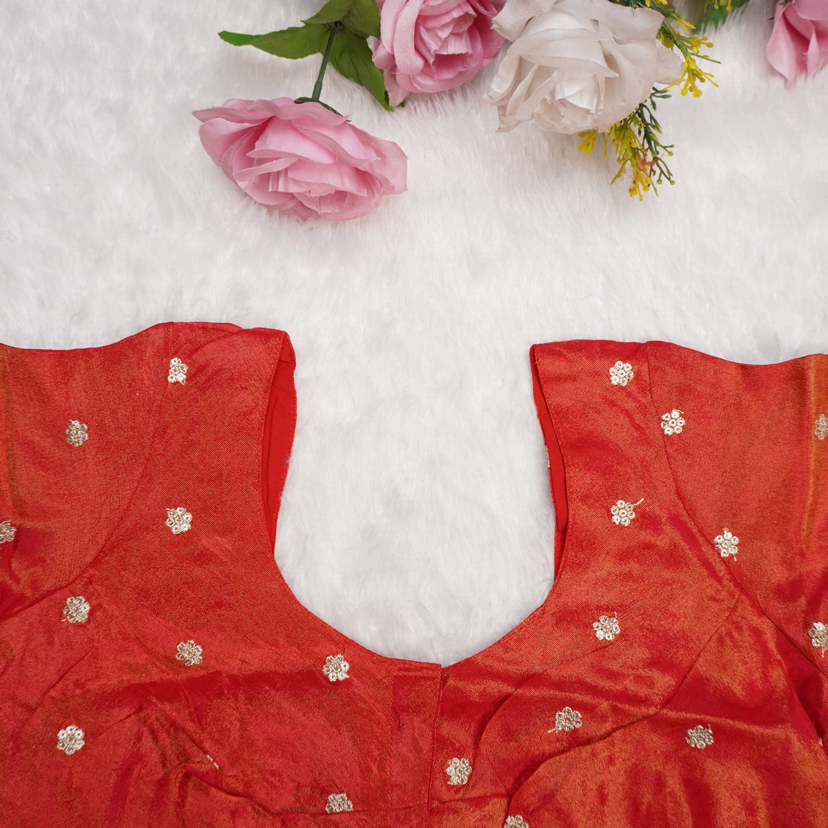 Coral Bloom Blouse