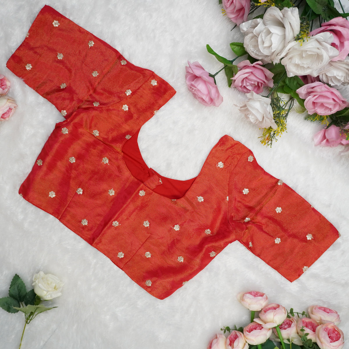 Coral Bloom Blouse