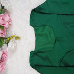 Premium Silk Cotton Blouse – High Neck, Full Hand Sleeve