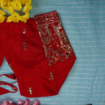 Floral Elegance Embroidered Blouse