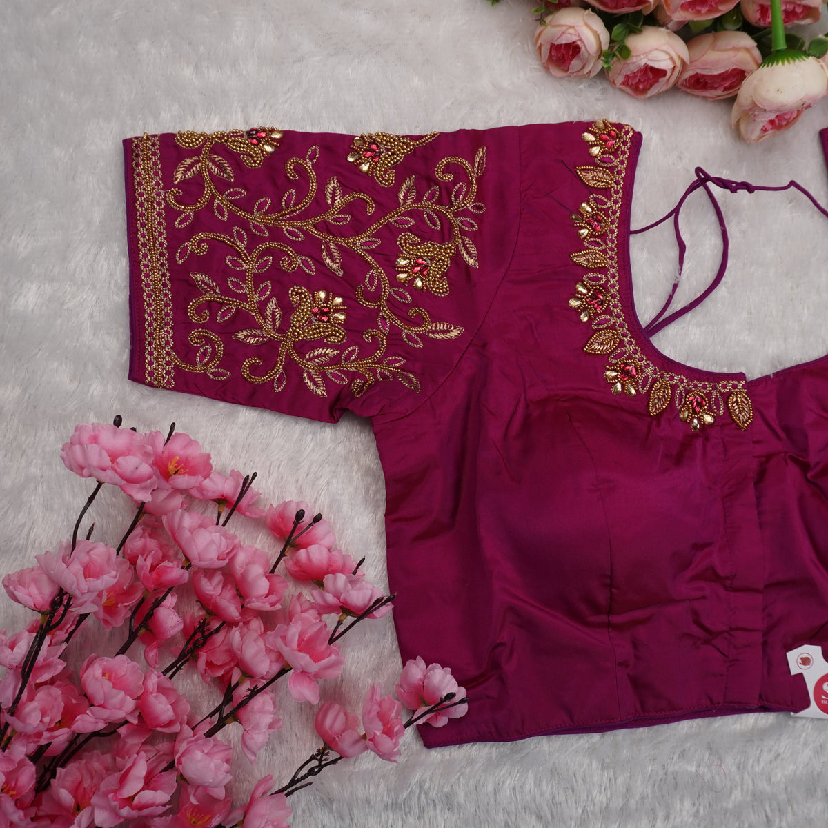 Ready-Made Aari Embroidery Blouse