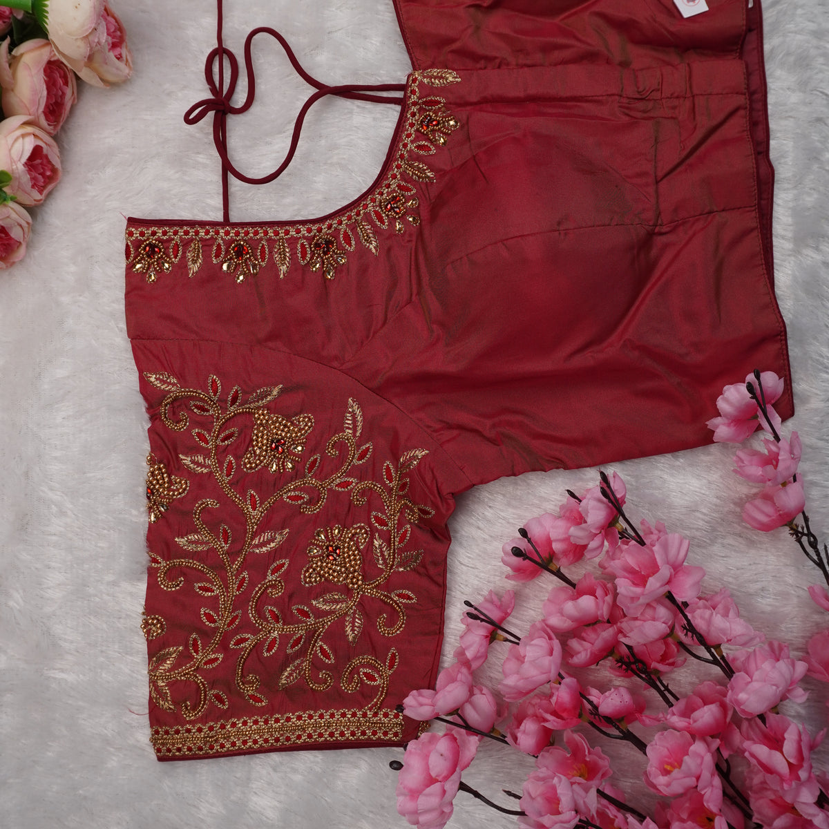 Ready-Made Aari Embroidery Blouse
