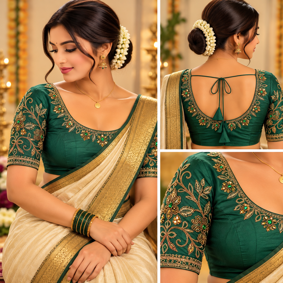 Ready-Made Aari Embroidery Blouse
